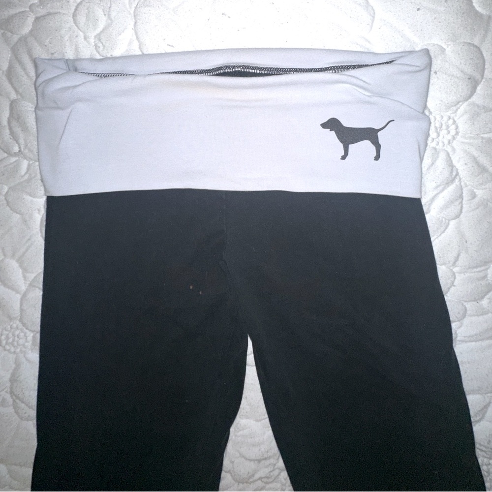VS PINK fold over y2k leggings